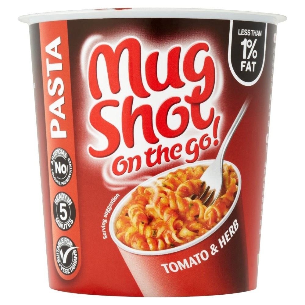 Mug Shot On The Go Tomato and Herb Pasta 64g