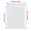 Borningfire 200 Pcs 9x12 Inch Transparent Rectangular Self Seal Resealable Ultra Clear Glossy Cellophane Bags Perfect for Clothing, Gifts view 2