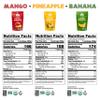 Mavuno Harvest Organic Dried Fruit Variety Pack | Dried Mango, Pineapple, and Banana | Healthy, Vegan, No Sugar Added, Non GMO Snacks for Kids & Adults | 2 Ounce, Pack of 3 view 3