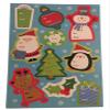 Bundle Set of 100 Self Adhesive Die-Cut Tags - 20 Whimsical Designs view 3