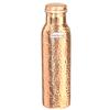Prisha India Craft 1000ml / 33.81oz Hammered Copper Water Bottle | Joint Free, Water Bottle - Handmade Item view 1