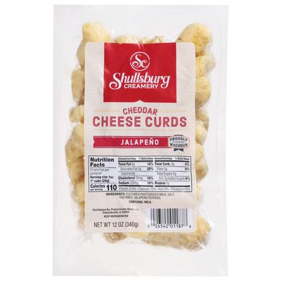 Shullsburg Creamery - Fresh Jalapeno Cheddar Cheese Curds - 12 oz.