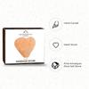 Pure Himalayan Salt Works Heart Massage Stone, Pink Crystal Hand-Carved Stone for Massage Therapy, Deodorant and Salt and Sugar Scrubs, 2.75 W x 3 H x 1.5 D view 4