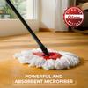 O-Cedar EasyWring Spin Mop Head Refill (Pack of 2) view 4