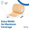 12 Pack Self-Adhesive Bandage Wrap - 2 Inches x 5 Yards - Elastic Self Adherent Cohesive Wrap Bandage - Breathable Athletic Tape for Wrists, Knee, Ankle - First Aid Sports - Brown view 3