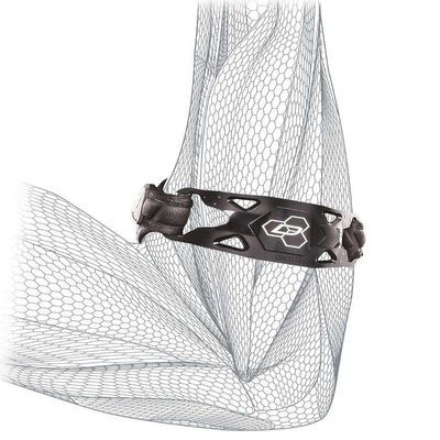 DonJoy Performance WEBTECH Tennis Elbow Strap, Tennis Elbow and Golfer's Elbow, Tendonitis Pain Relief Compression Support Brace - Large/X-Large - Black