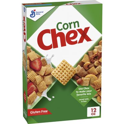Corn Chex Gluten Free Breakfast Cereal, Homemade Chex Mix Ingredient, 12 oz