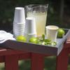 NYHI 300 Pack 6 oz White Paper Disposable Coffee Cups Hot Cold Beverage Drinking Cup for Water Juice Espresso Tea Ideal for Water Coolers Party view 2