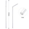 200 Count 8.25" Eco-friendly Bendable Compostable PLA Straws - KTOB Plasticless Biodegradable Flexible Drinking Straws view 3