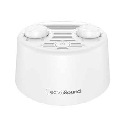 Adaptive Sound Technologies Lectro Sound 2 Non-Looping White Noise Baby Rest and Sleep Machine with USB Power Adapter