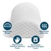 ComfiLife Knee Pillow for Back Sleeping  100% Memory Foam Bolster Pillow for Legs  Under Knee Pillow for Sleeping on Back  Leg & Hip Pain Relief for Side Sleepers  Half Moon Pillow view 3