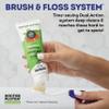 MOUTHWATCHERS Soft Flossing Folding Travel Toothbrush, Red, Ultra Clean, Good for Sensitive Teeth and Gums, by Dr. Plotka's view 3