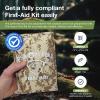 Scout First Aid Kit Plus with AllaQuix Stop Bleeding Gauze  Personal IFAK for Camping, Hiking, Survival  Includes All Required Items for Scouts Requirements  Compact, Lightweight & Reusable view 3