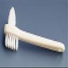 Medline 2-Sided Denture Brushes, Ivory, Superior Cleaning Efficiency, Pack of 24 view 1