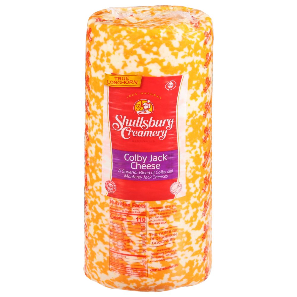 Shullsburg Creamery - Colby Jack Cheese - 14 Pound Longhorn