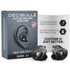 Decibullz - Custom Molded Earplugs, 31dB Highest NRR, Comfortable Hearing Protection for Shooting, Travel, Swimming, Work and Concerts (Black) view 1