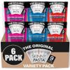 SKINNY PASTA Variety Pack - Healthy Konjac Shirataki Noodles, Low Carb Keto Pasta, Gluten Free, 6 Pack view 1