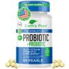 Earth's Pearl Probiotics for Women & Men & Kids - Pearl-Shaped Probiotic & Prebiotics with BIO-Tract, 4 Billion CFU, Gut Health Support (60-Day Supply) view 1