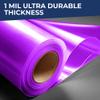 Better crafts Purple Cellophane Wrap 40'' x 100' Roll - Colored Cellophane Sheets for Craft Baskets, Gift Wrapping Supplies, Plastic Wrap for Gift Baskets view 3