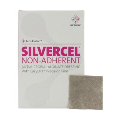 Silvercel Non-Adherent Antimicrobial Alginate Dressing 4 x 8 by Systagenix