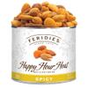 FERIDIES Happy Hour Heat Nuts Snack Mix, Hot and Spicy Peanuts, 9oz Vacuum-Sealed CAN view 1