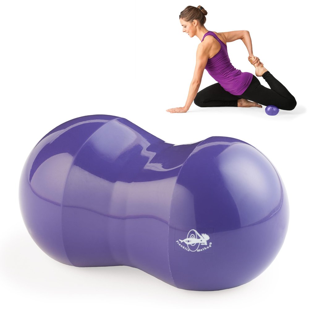 OPTP Franklin Method Fascia Roll Water-Filled Peanut Roller Massage Tool for Muscle Tension and Fascia Relief Small Peanut Massage Roller for Exercise. Made in Italy