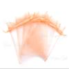 100 pcs 4x6" (10x15cm) Organza Bags Wedding Favor Bags Party Gift Bags Candy Bag Jewelry Pouch Drawstring Bag (Peach - FB022) view 1
