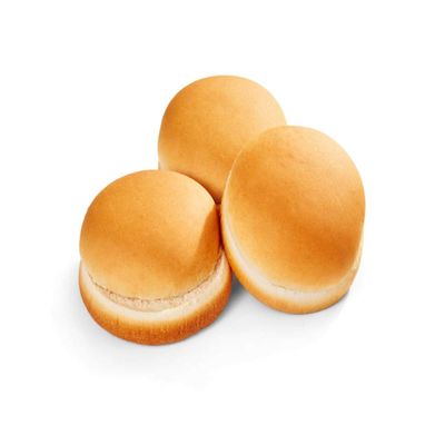 Klosterman Baked White Round Sliced Bun, 2 Ounce -- 120 per case.