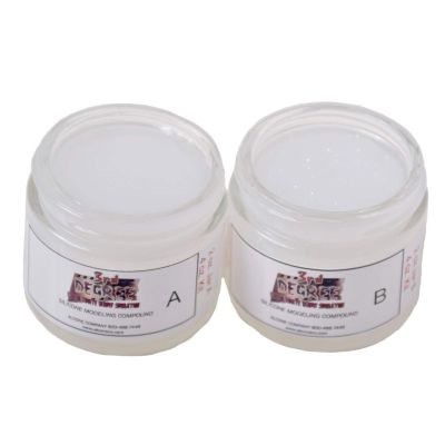 3rd Degree Silicone Molding Compound Wound Scar Prosthetic SFX Simulation, Clear 4oz