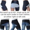 Hip Brace for Sciatica Pain Relief - Compression Support Wrap for Thigh Injury, Pulled Groin Muscles, Lower Back Pain, Hip Fler Strain, Hamstring Pull, Sacroiliac SI Joint, Sciatic Nerve, Labral Tear - Stabilizer for Men, Women view 2