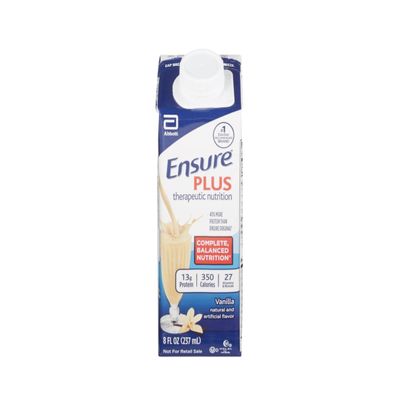 ENSURE PLUS VANILLA 57263 CASE OF 24 8 OZ [Health and Beauty] by Ensure