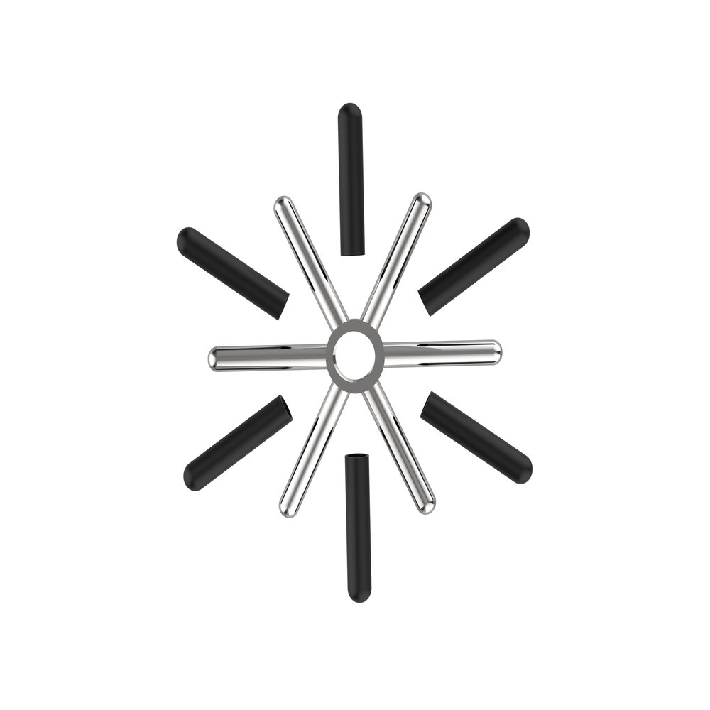 Krome Dispense Replacement Stainless Steel Disk for Glass Rinser Rinser Universal Rinser Disk Replacement C4016