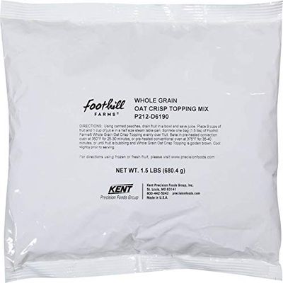 Foothill Farms Whole Grain Oat Crisp Topping Mix, 1.5 Pound -- 6 per case.