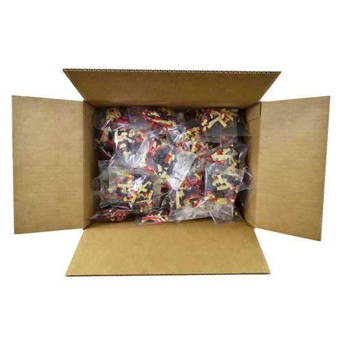 Fresh Gourmet Tri Colored Tortilla Strips, 0.5 Ounce - 100 per case.