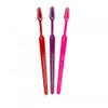 Tess Oral Health Valentine Toothbrush for Child - Fun and Gentle Oral Care for Kids - Shows 2 Hearts and Reads 'Happy Valentine's Day' - Festive Red, Purple and Pink Design - Encourage Healthy Smiles view 1