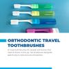 Tess Oral Health Orthodontic Travel Toothbrush 12 Count - Convenient Pack for On-the-Go Dental Care Includes 1 Dozen Orthodontic Travel Toothbrushes - Ideal for Oral Hygiene for Braces and Orthodontia view 2
