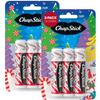 ChapStick Lip Balm, Candy Cane, 6-Count  Fresh & Minty Lip Moisturizer, Stocking Stuffer, 0.15 Oz Ea view 1