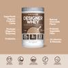 Designer Wellness, Designer Whey Protein Meal Replacement Powder, Organic Superfood Complex Carbs, Vitamins, Minerals, Gluten-Free, Milk Chocolate, 1.72 Pound view 3