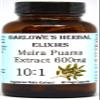 Barlowe's Herbal Elixirs Muira Puama 10:1 Extract | 600mg Per Capsule | Traditional Male Vitality Supplement | 60 Vegan Capsules | Stearate-Free, Non-GMO, Packaged in Glass Bottle view 1