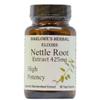 Barlowe's Herbal Elixirs Nettle Root Extract | Urtica Dioica with 95% 3,4-Divanillyltetrahydrofuran | 425mg Per Capsule | 60 Vegan Capsules | Stearate-Free | Glass Bottles view 1