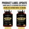 Black Maca Root 50:1 Extract 37,500mg  180 Capsules Organic Peruvian Maca Peruana Supplement for Men | High Potency Energy, Mood & Performance Support | Vegan, Non-GMO view 2