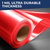 Better crafts Red Cellophane Wrap 40'' x 100' Roll - Colored Cellophane Sheets for Craft Baskets, Gift Wrapping Supplies, Plastic Wrap for Gift Baskets view 3
