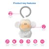 VTech Communications BC8211 Myla The Monkey Baby Sleep Soother with a White Noise Sound Machine Featuring 5 Soft Ambient Sounds, 5 Calming Melodies & Soft-Glow Night Light, 1 Count (Pack of 1) view 2