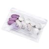 200 Piece Resealable Zipper Locking Pill Pouches - Daily AM PM Travel Medicine Organizer, Clear Reusable Write-On Labels for Vitamins and Medications view 2