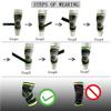 ASOONYUM Knee Sleeve,Compression Fit Support - for Joint Pain and Arthritis Relief, Improved Circulation Compression - Wear Anywhere - Single. view 3