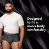 Depend Real Fit Adult Diapers, Incontinence Underwear for Men, Disposable, Maximum Absorbency, Large/Extra Large, Black, 52 Count (2 packs of 26), Packaging May Vary view 4
