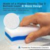 (100 Pack) Extra Durable Eraser Sponge  Extra Thick, Long Lasting Magic Melamine Cleaning Sponges in Bulk  Foam Pads for Walls, Kitchen, Bathroom, Floor & Baseboard Cleaner view 3