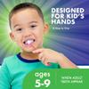 Brilliant Oral Care Kids Toothbrush with Soft Bristles and Round Head, for a Child Approved, Easy to Use All-Around Clean Mouth, Ages 5-9 Years, Purple, 1 Pack view 3