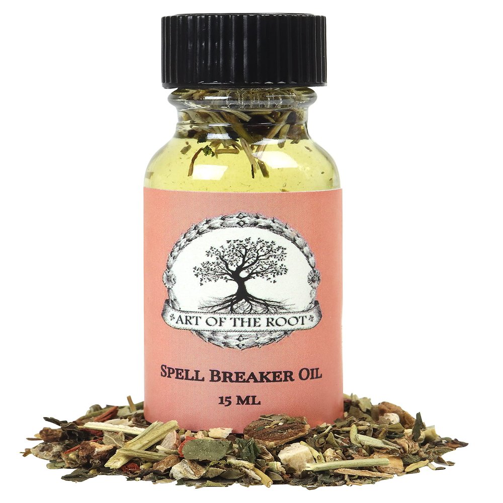 Spell Breaker Oil by Art of the Root | Handmade with Herbs & Essential Oils | Conjure, Wiccan, Hoodoo, Pagan & Magick | Protection, Banishing, Negative Energy Rituals