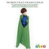 SANHO Sensory body sock, Medium, 6-9 years old, 47''HX27''W, Good for Height:41"-51",Suitable for Autism & Sensory Processing Disorders,Updated Version,Green view 2